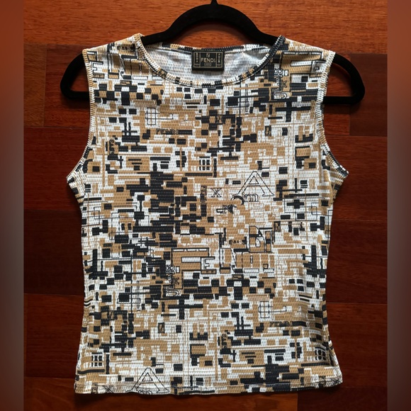 Fendi Tops - Vintage Fendi Printed Tank Top